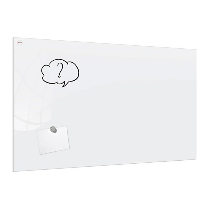 ALLboards Glas-Magnettafel Premium 90,0 x 60,0 cm perlweiß