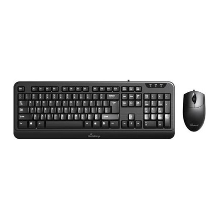 MediaRange Tastatur+Maus USB 2.0 schwarz QWERTY GR