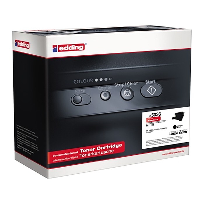 edding EDD-5036  schwarz Toner kompatibel zu KYOCERA TK-1115