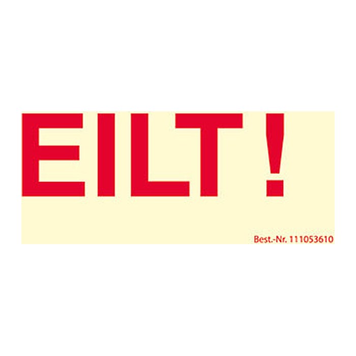 inFO Haftmarker gelb "EILT!" 3x 50 Streifen