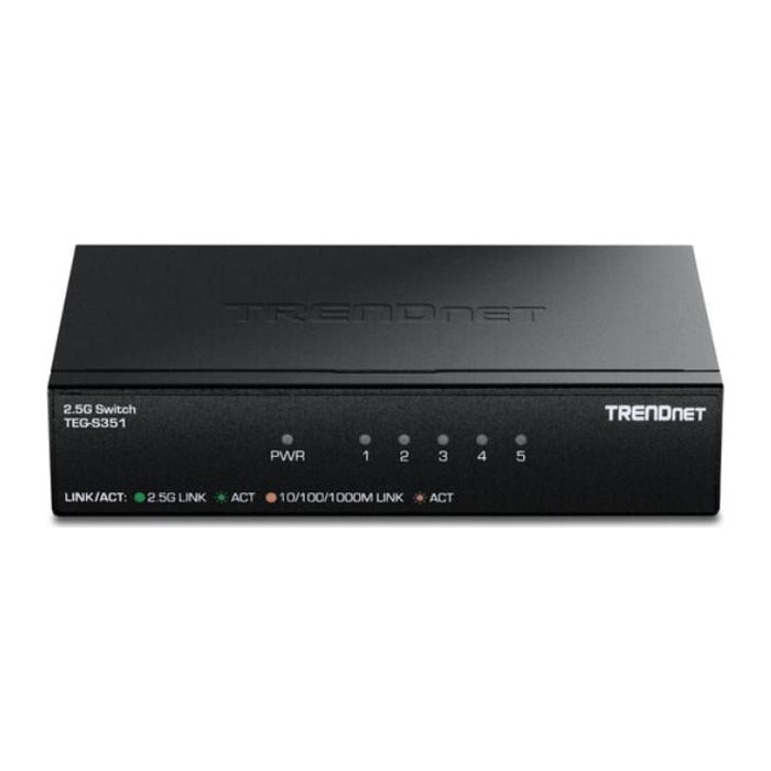 TRENDnet Switch 5-Port 2.5G Unmanaged WallMount