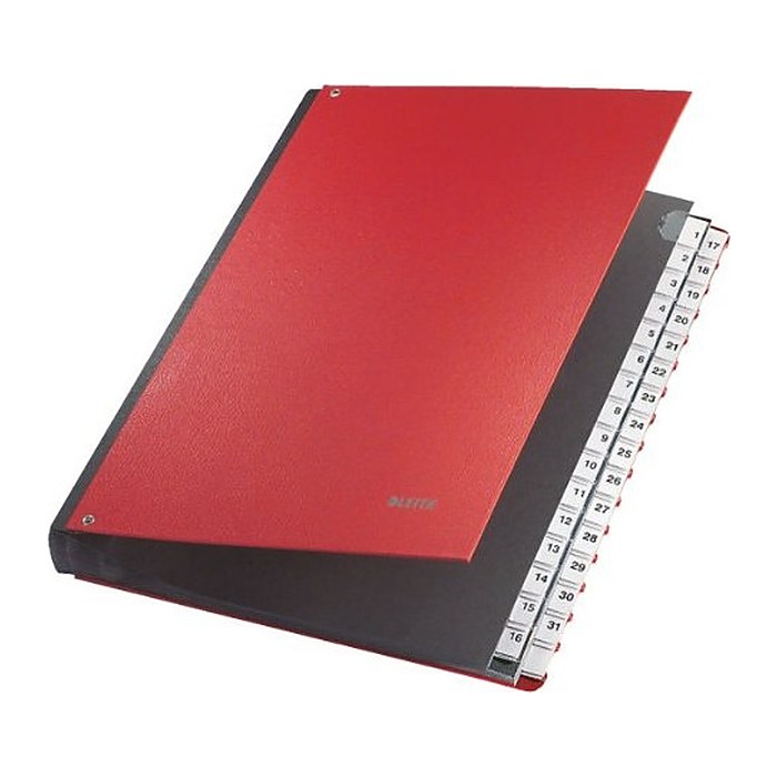 LEITZ Pultordner 1-31 rot, 1 St.