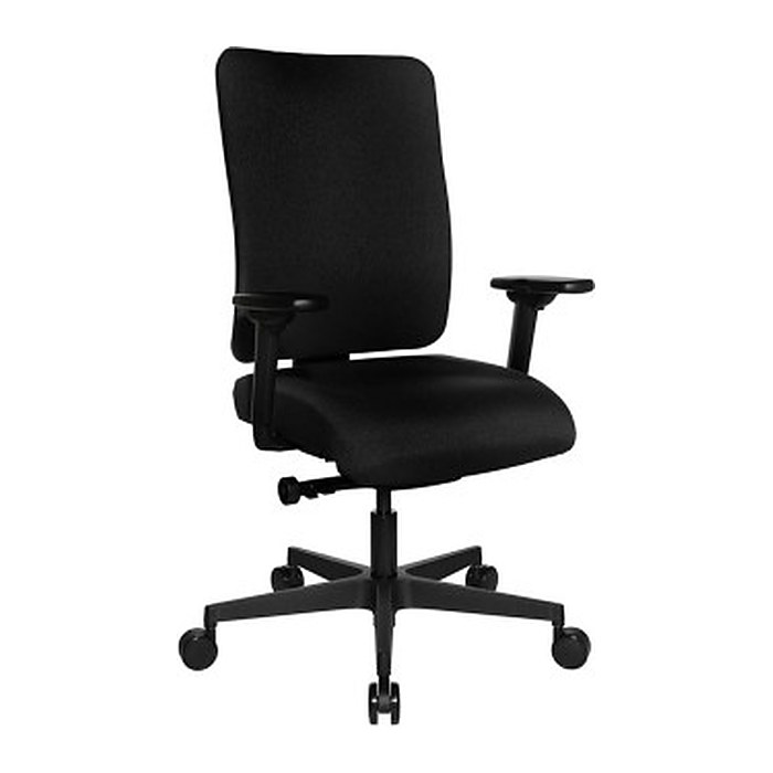 Topstar Bürostuhl Sitness Open X (P) Deluxe mit Schiebesitz, OX60WTW2 T20 Stoff schwarz, Gestell schwarz