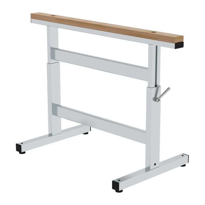 MUNK Arbeitsbock 30400 höhenverstellbar silber, H: 70,0 - 100,0 cm