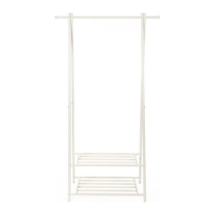 SONGMICS Kleiderständer HSR05W weiß Metall 87,5 x 155,0 cm, 1 St.