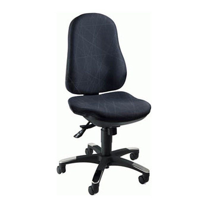 Topstar Bürostuhl Trend SY 10, 9020HF0 Stoff schwarz, Gestell schwarz