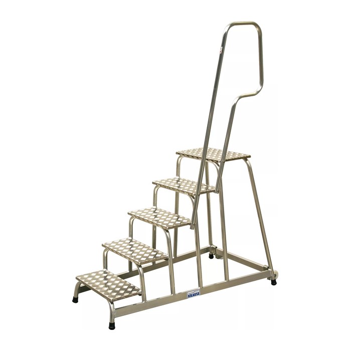 KRAUSE Montagetritt STABILO  silber 5 Stufen, H: 140,0 cm