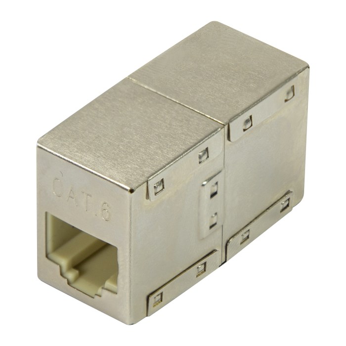 Logilink Patchkabelverbinder 1:1 Cat.6 STP, 2xRJ45 Metalgeh.
