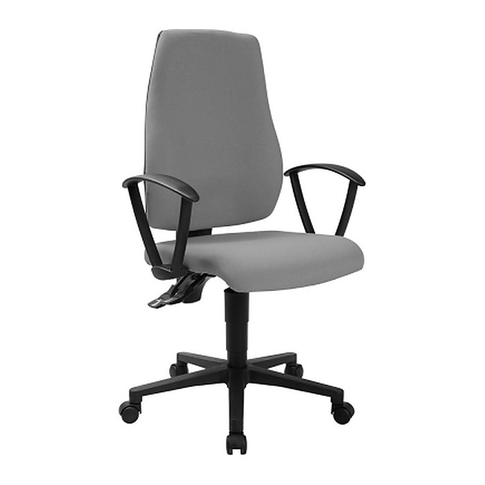 Topstar Bürostuhl MAXX 500, M500RG23 Stoff grau, Gestell schwarz