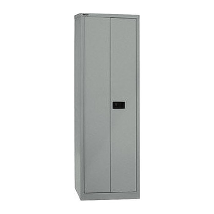 BISLEY Stahlschrank Universal E782A04B6355 silber 4 Fachböden 60,0 x 40,0 x 195,0 cm, aufgebaut, 1 St.