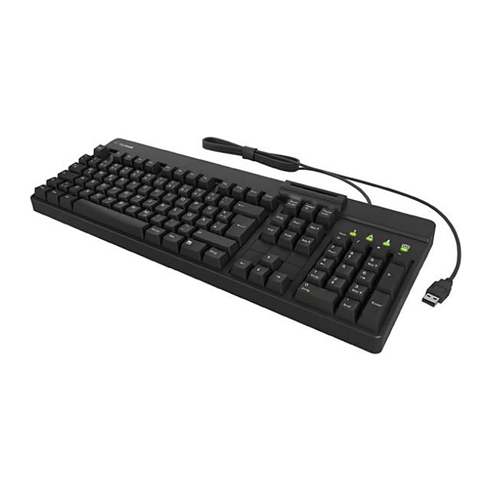 KeySonic Tastatur mit Smart Card Reader KSK-8040U-CR