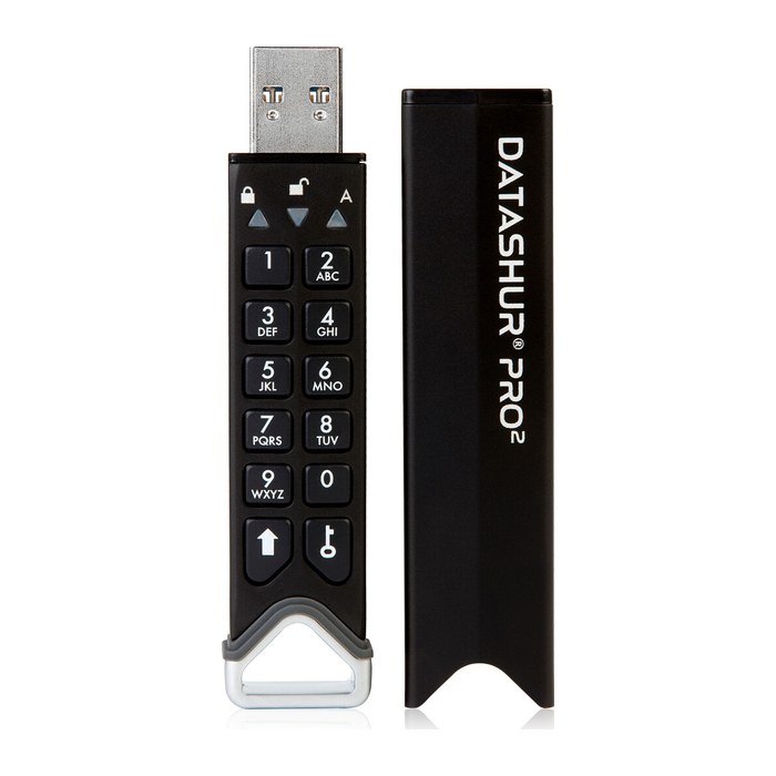 iStorage USB-Stick datAshur PRO2 schwarz 128 GB, 1 St.