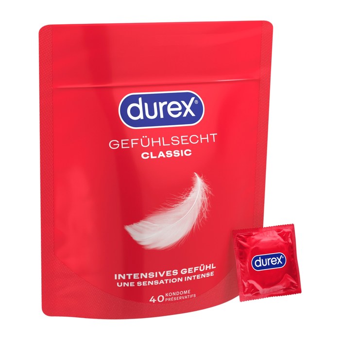 durex Kondome Gefühlsecht Classic, 40 St.