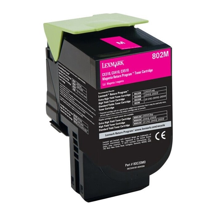 Lexmark 80C20M0  magenta Toner