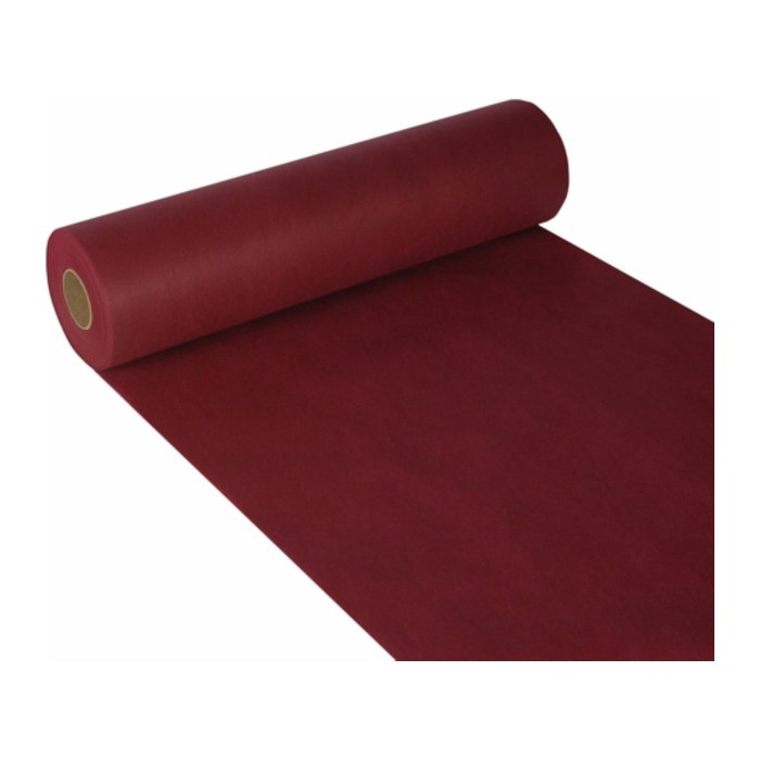STARPAK Tischläufer soft selection bordeaux 40,0 cm x 24,0 m, 1 Rolle